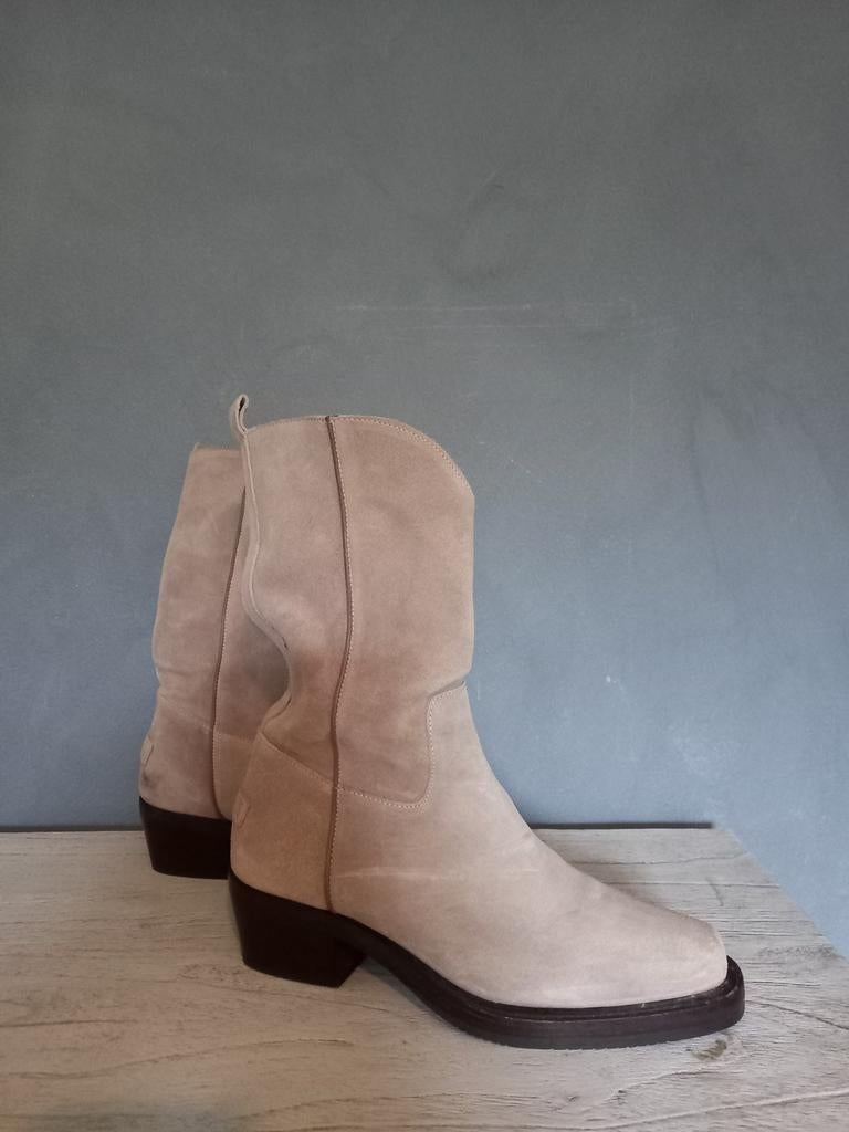 Shabbies Amsterdam cowboylaars, maat 39., Kleding | Dames, Schoenen, Ophalen of Verzenden