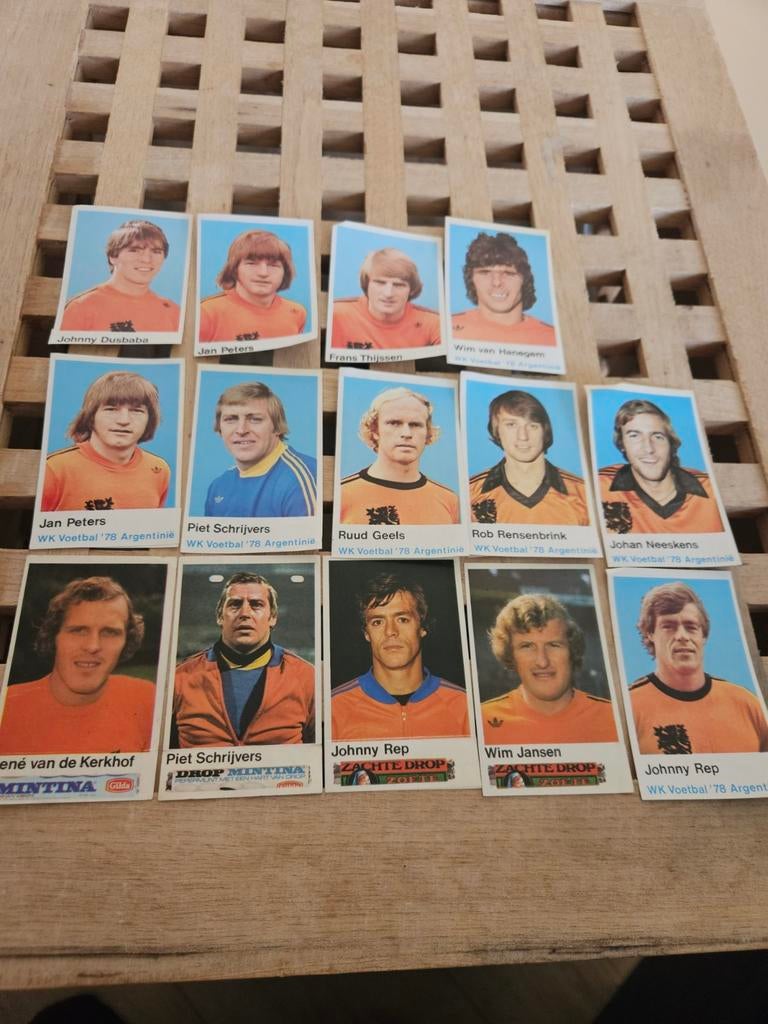 Nederlands elftal Wk Argentinië 78 kortekaas, Ophalen of Verzenden, Zo goed als nieuw, Overige binnenlandse clubs, Poster, Plaatje of Sticker