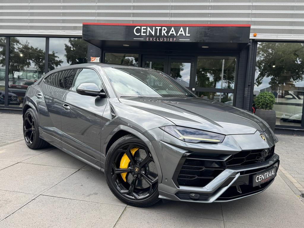 Lamborghini Urus 4.0 V8|Pano|Keramisch|B&O|Massage|Luchtveri, Auto's, Lamborghini, Automaat, Urus, Gebruikt, Verwarming stoelen achter