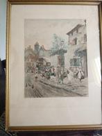 Lithografie van Mariano Alonso Perez Villagrosa 1857/1930, Antiek en Kunst, Kunst | Tekeningen en Foto's, Ophalen of Verzenden