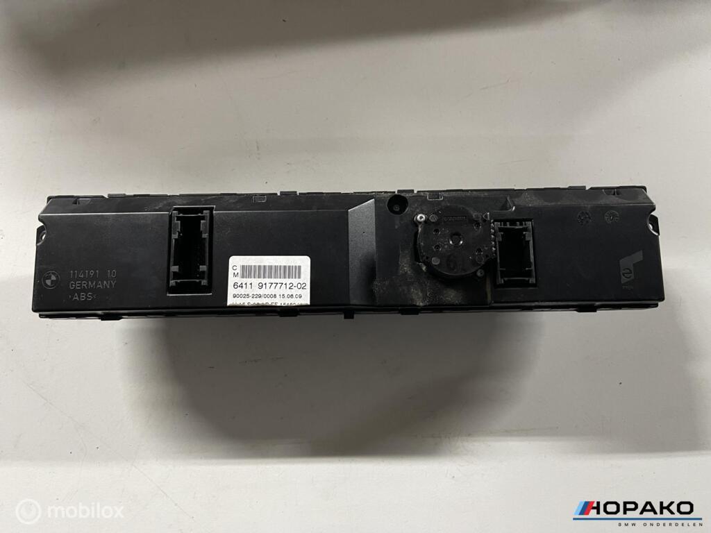 Climatronic paneel BMW 5 serie E60 E61 9177712, Gebruikt, Einsteinlaan 5 rijswijk, Ophalen of Verzenden, Info@bmw.com