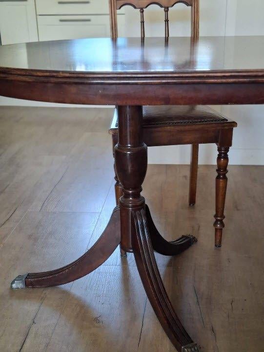 Uitschuifbare eetkamertafel, Huis en Inrichting, Ophalen, Overige materialen, Gebruikt, Klassiek