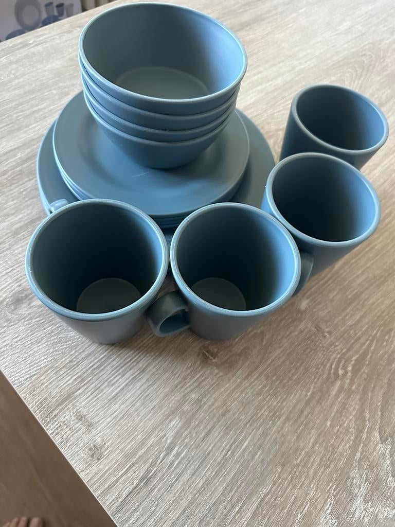 Kampeerservies, Caravans en Kamperen, Kampeeraccessoires, Ophalen, Zo goed als nieuw