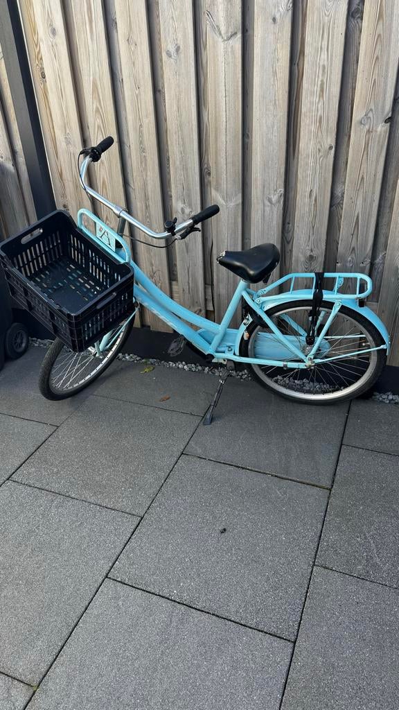 Altec 24 inch blauwe fiets met mand, Fietsen en Brommers, Fietsen | Meisjes, Ophalen of Verzenden, Gebruikt, 24 inch, Versnellingen
