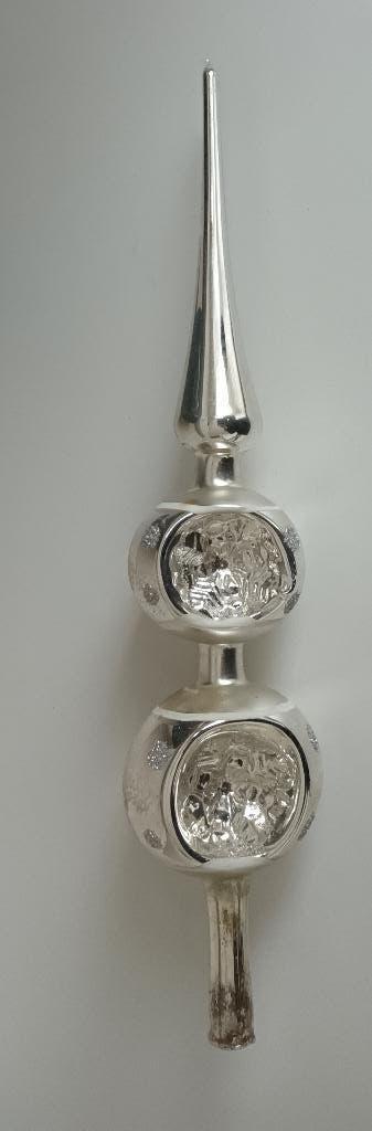 Oude deukbal Piek 2 bollen gesuikerd en sneeuw decor Kerst, Diversen, Kerst, Ophalen of Verzenden, Zo goed als nieuw