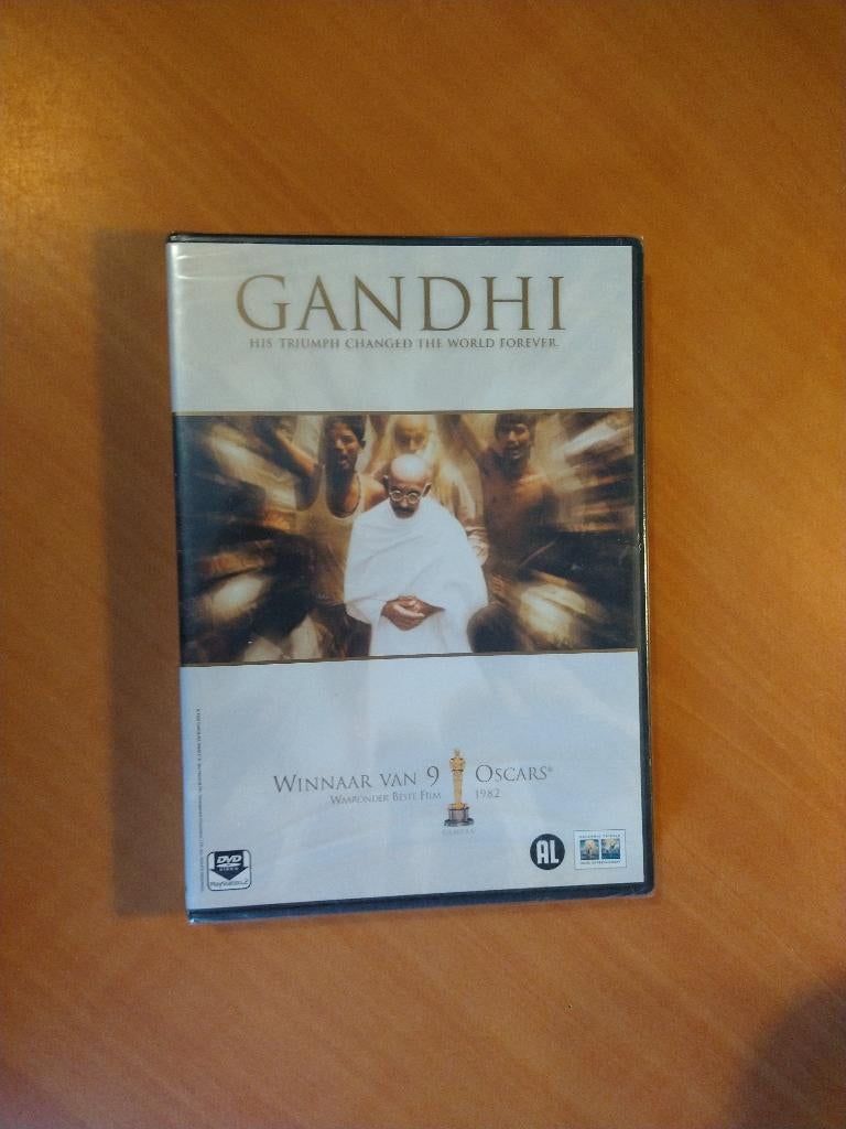 DVD Gandhi, Alle leeftijden, Ophalen of Verzenden, Nieuw in verpakking, Waargebeurd drama