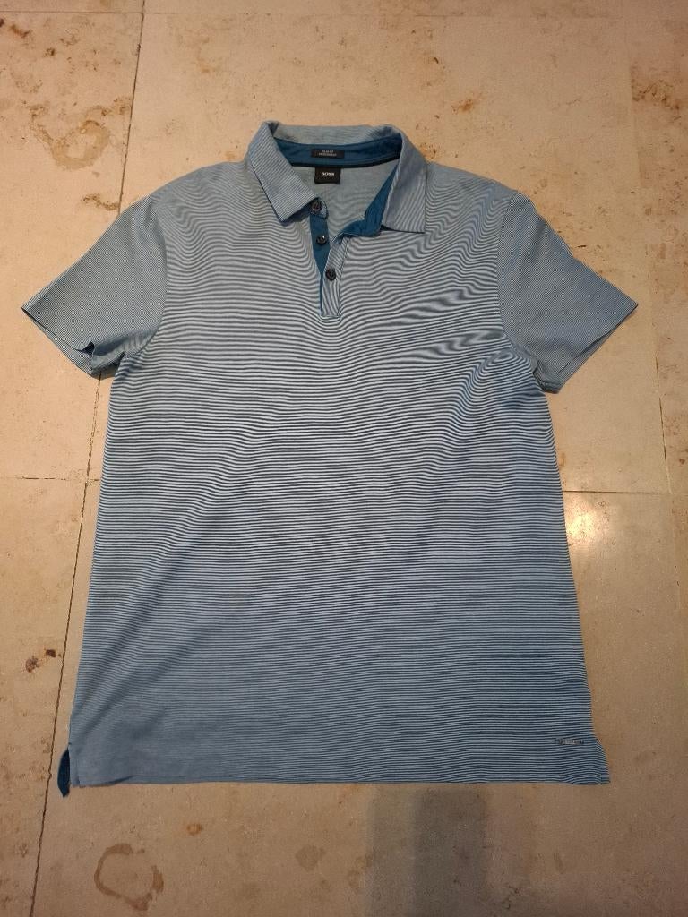 Hugo boss polo, Kleding | Heren, Polo's, Blauw, Ophalen of Verzenden, Zo goed als nieuw, Hugo Boss