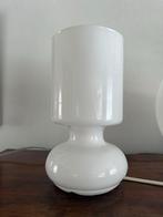 Vintage IKEA Tafellamp - Melkglas Design, Huis en Inrichting, Lampen | Tafellampen, Ophalen of Verzenden, Zo goed als nieuw, Glas