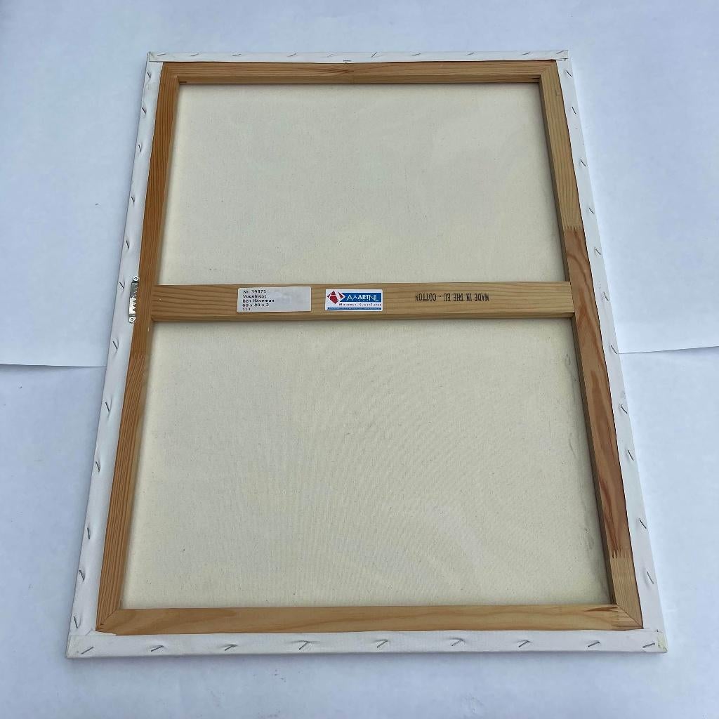 Schilderij Ben Haveman (1950) - Vogels in het Lover 80x60cm, Ophalen of Verzenden