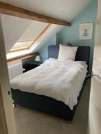 IKEA Dunvik Boxspring 140x200 met Tuddal Matras, Ophalen, Gebruikt, Blauw, 140 cm