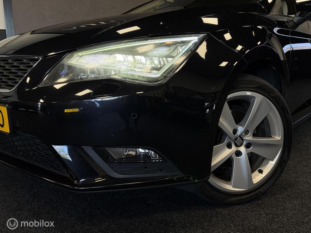 Seat Leon 1.4 TSI Style LEDER / STOELVERW / NAVI / CLIMA / C, Auto's, Voorwielaandrijving, Euro 5, Gebruikt, Beige