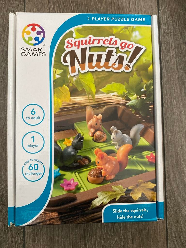 SmartGames Squirrels Go Nuts! Puzzelspel, Hobby en Vrije tijd, Denksport en Puzzels, Ophalen of Verzenden, Gebruikt, Overige typen