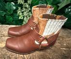 bijna nieuw mooie laarzen met ponyhair  van Sendra maat 38, Kleding | Dames, Schoenen, Sendra, Bruin, Lage of Enkellaarzen, Ophalen of Verzenden