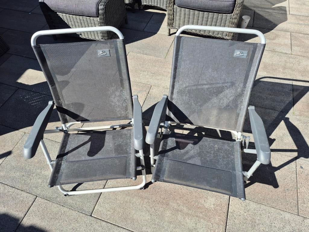 Camping stoeltjes laag, Caravans en Kamperen, Ophalen, Campingstoel