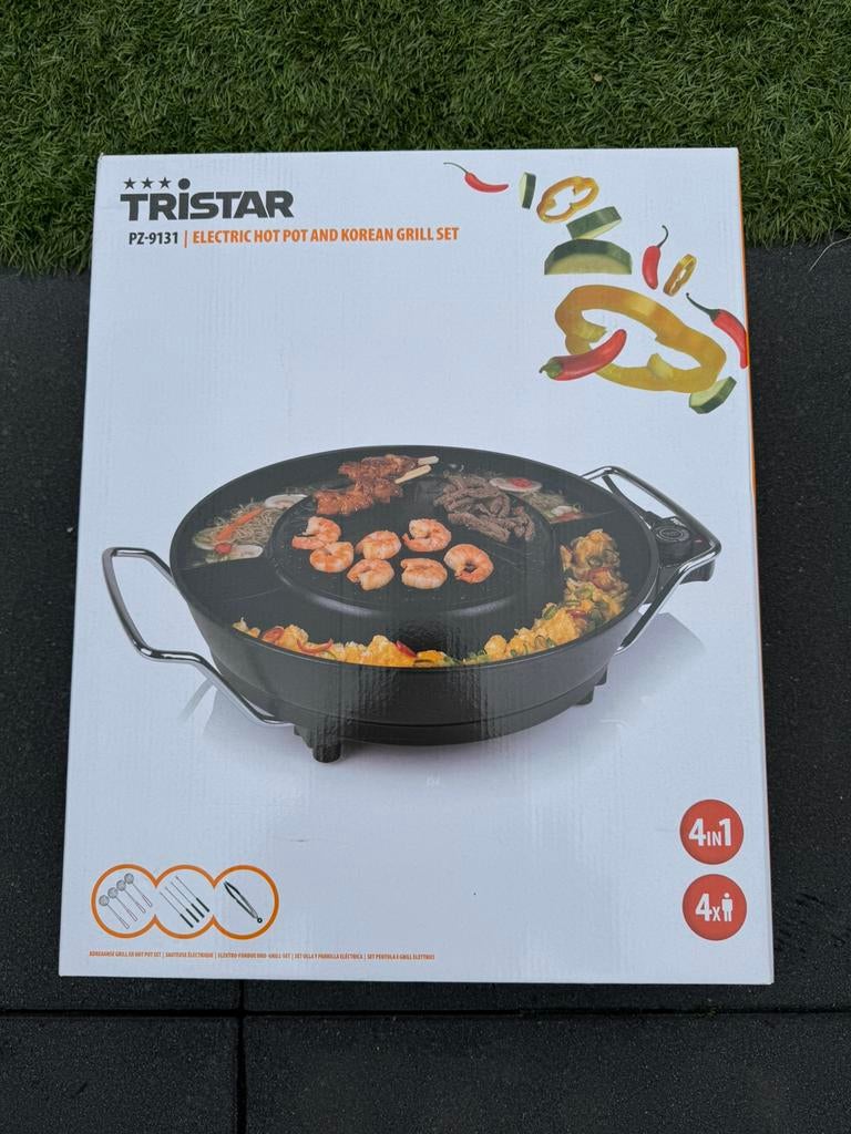Tristar Elektrische Hot Pot en Koreaanse Grill Set, Ophalen, Nieuw, Tafelgrill
