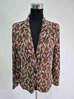 Jas68 - Fleurig Y-Conic jasje maat M (1), Kleding | Dames, Ophalen of Verzenden, Zo goed als nieuw, Maat 38/40 (M), Blauw