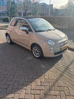 Fiat 500 Cabrio beige, Leder en Stof, Beige, 26 km/l, Particulier