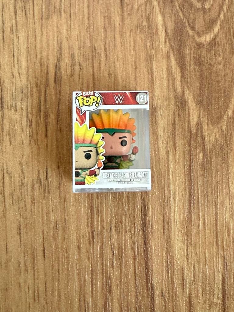 Bitty Pop! Ricky The Dragon Steamboat WWE 121, Ophalen of Verzenden, Zo goed als nieuw