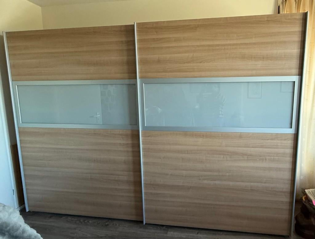 Pax kast, Ophalen, Met deur(en), Gebruikt, 200 cm of meer