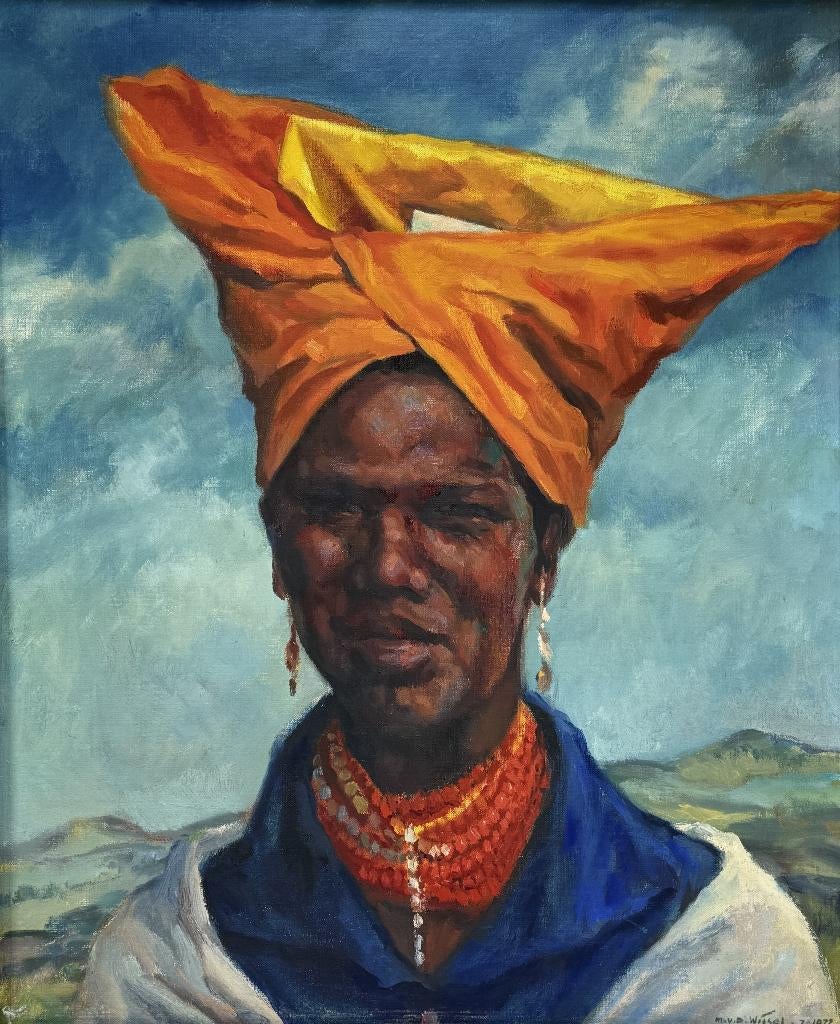 Olieverfschilderij, M. van der Wissel, Ophalen of Verzenden