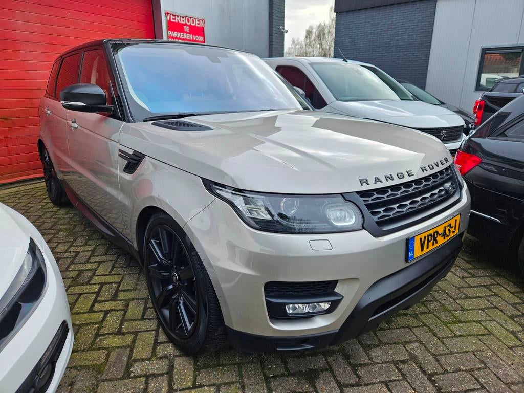 Land Rover RANGE ROVER SPORT 3.0 TDV6 GRIJS KENTEKEN, Auto's, Automaat, Euro 5, Beige, 2993 cc