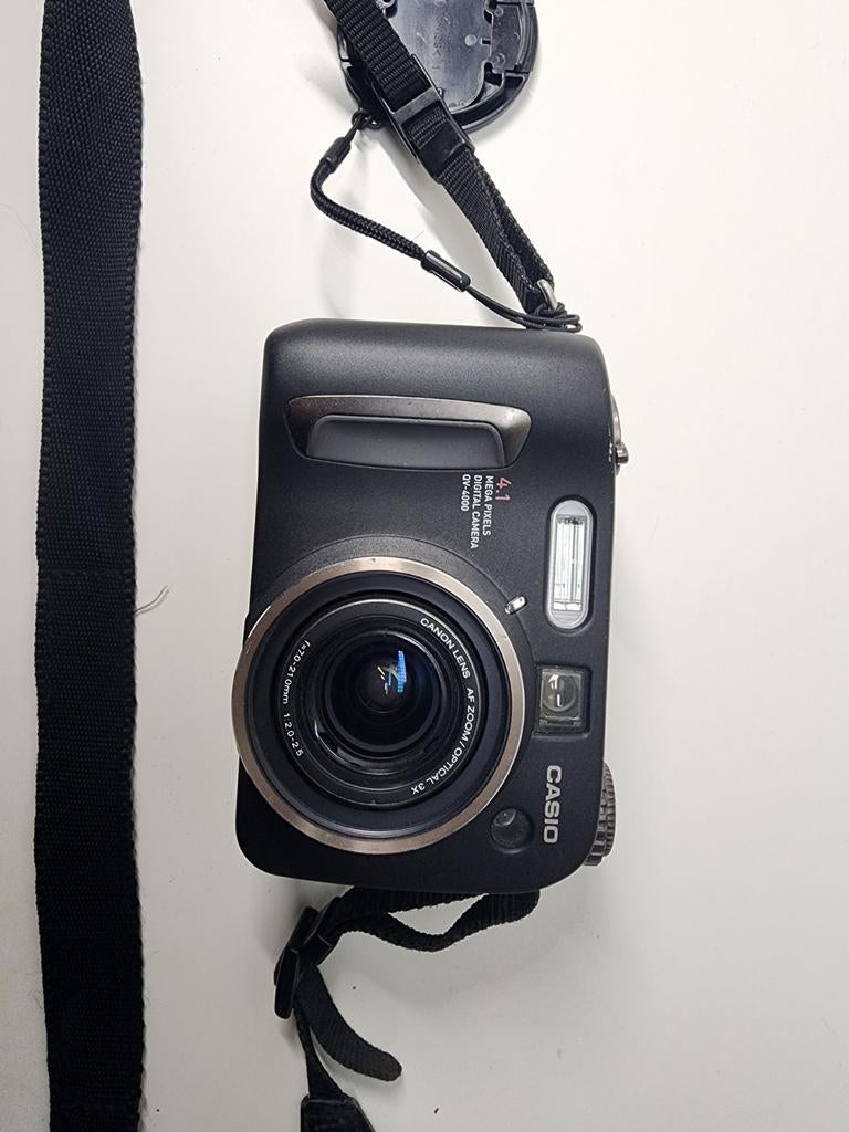 Vintage Casio QV-4000 Digitale Camera - Niet Getest, Ophalen of Verzenden, Casio Computer Co., Ltd., Info@casio.com, 6-2, Hon-machi 1-chome, Shibuya-ku, Tokyo 151-8543, Japan