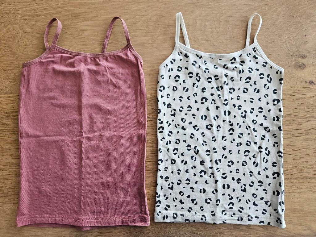 2 hemdjes van Hema maat 134/140, Kinderen en Baby's, Kinderkleding | Maat 134, Nacht- of Onderkleding, Ophalen of Verzenden, Zo goed als nieuw