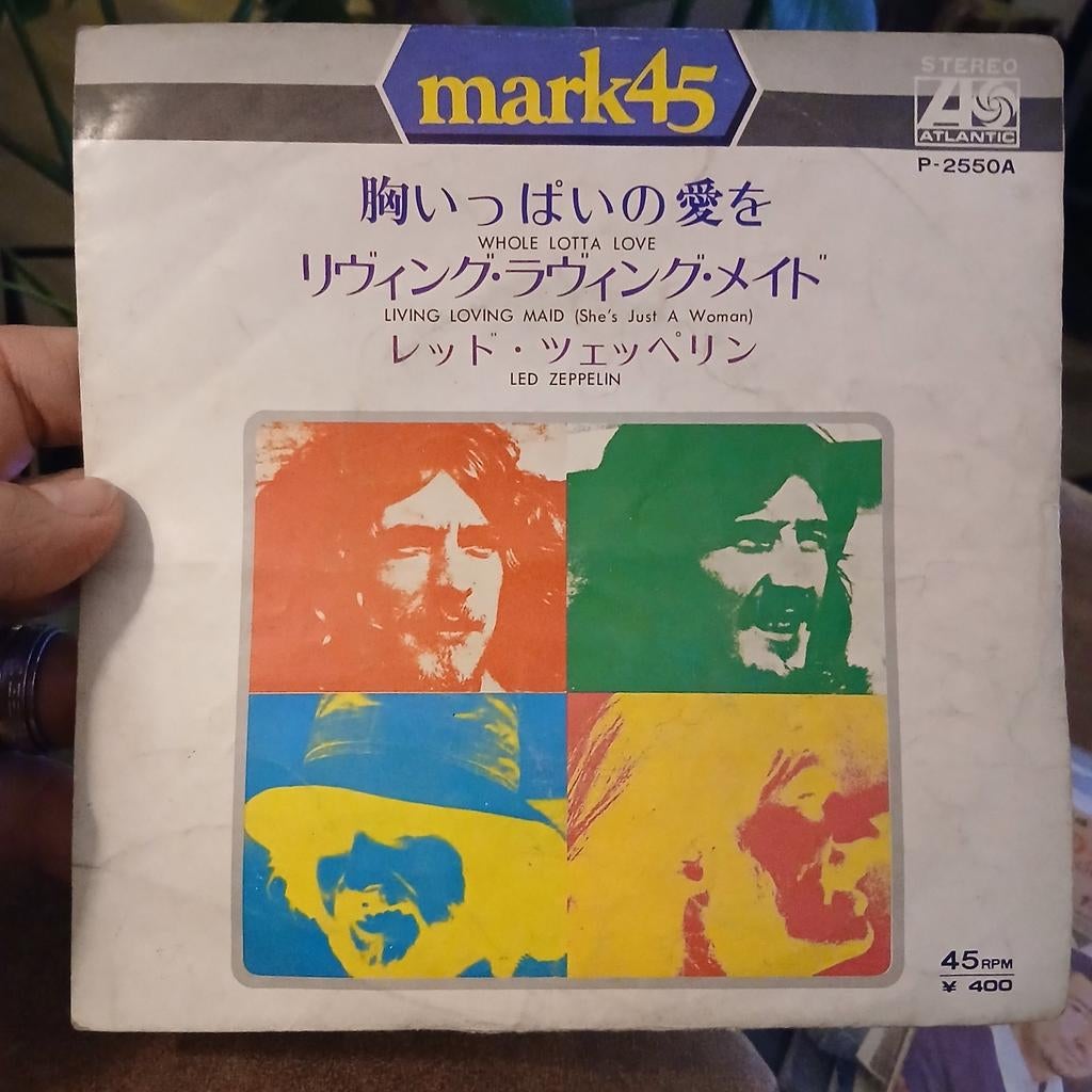 Led Zeppelin - Whole Lotta Love / Living Loving Maid (Japan), Cd's en Dvd's, Vinyl Singles, 7 inch, Single, Ophalen of Verzenden
