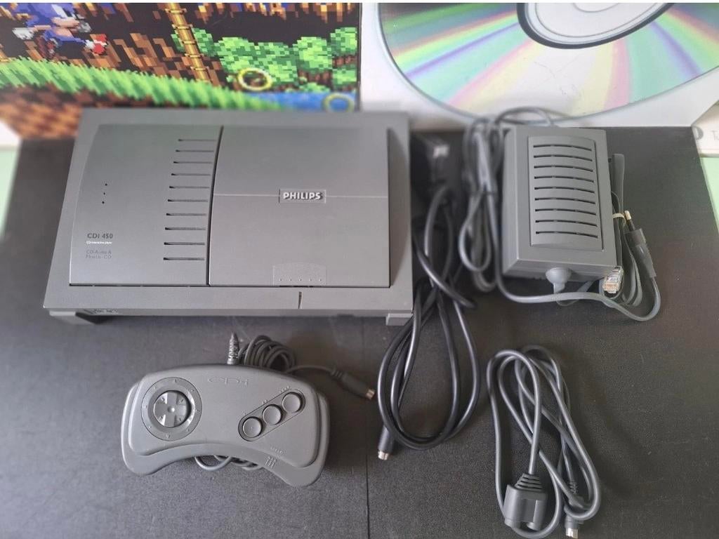 Philips CD-i 450 console RGB + Timekeeper modded, Spelcomputers en Games, Spelcomputers | Overige, Ophalen of Verzenden, Refurbished