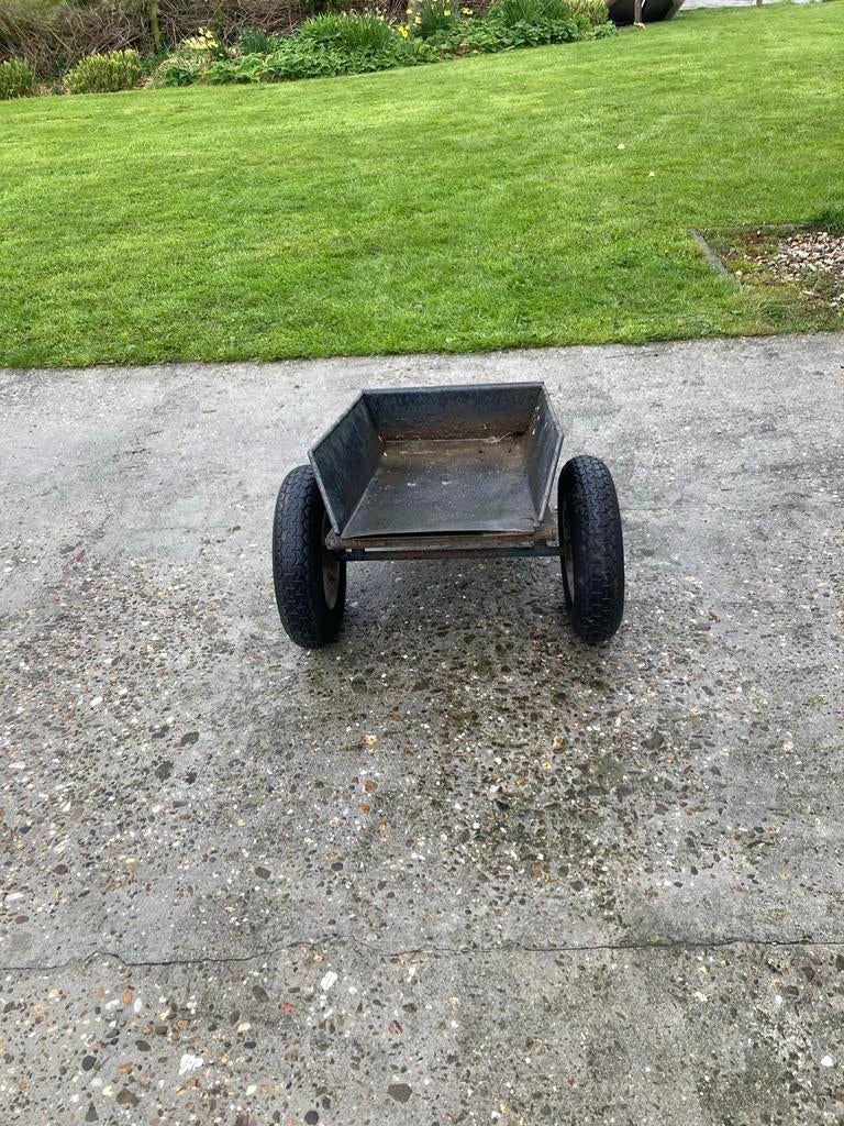 Een goede skelter kar  / kan ook achter de  zitmaaier, Ophalen of Verzenden, Gebruikt, Overige merken, Met kar of aanhanger