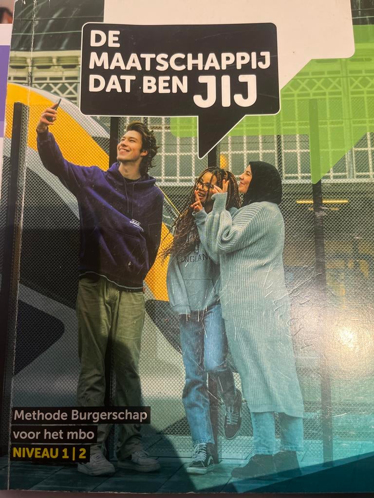 De Maatschappij Dat Ben Jij - Methode Burgerschap MBO Niveau, Boeken, Schoolboeken, Ophalen of Verzenden, Gelezen, Overige niveaus