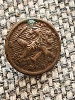 Militair oude knoop met leeuw en kroon, Ophalen of Verzenden