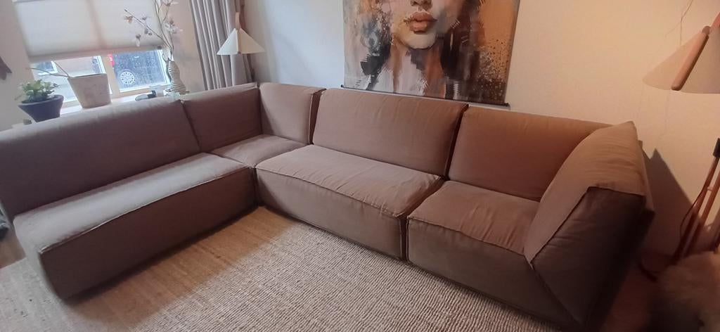 Design Piet Boon Hoekbank, Ophalen, Gebruikt, Stof