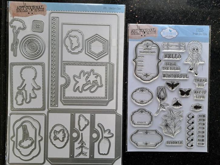 ECD ATC SPECIAL KIT SET STEMPEL SNIJMAL ELIZABETH CRAFT, Hobby en Vrije tijd, Stempelen, Nieuw, Clearstamp, Ophalen of Verzenden