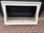 Kozijn met uitzetraam, Ophalen, Zo goed als nieuw, Dubbelglas, 120 tot 160 cm