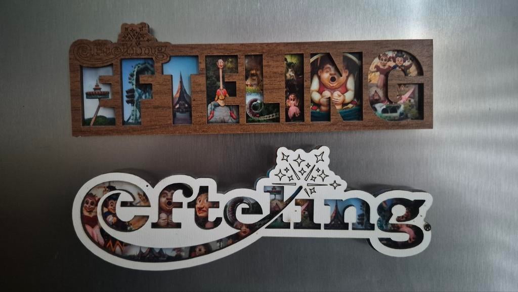 2 Efteling Magneeten - Decoratieve Koelkastmagneten, Verzamelen, Efteling, Ophalen of Verzenden, Zo goed als nieuw, Gebruiksvoorwerp