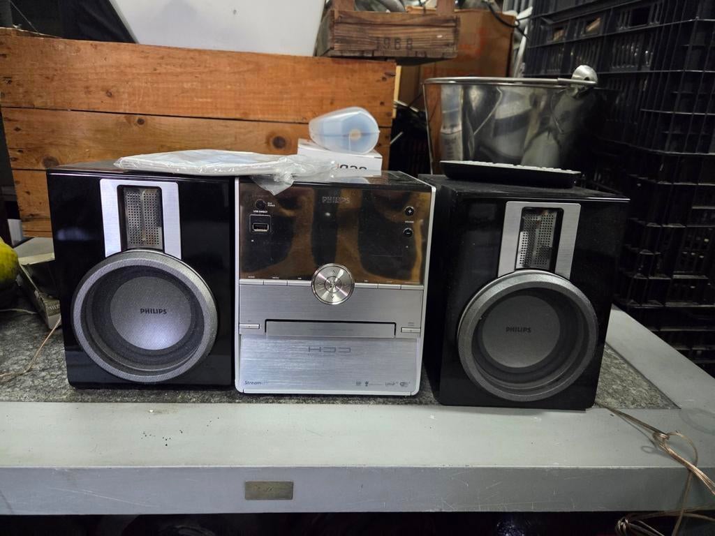 Philips Streamium microset met HDD, Ophalen of Verzenden, Cd-speler, Philips, Microset