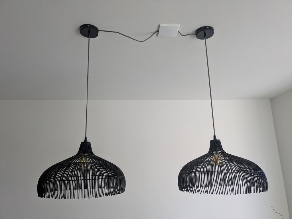 Bodilson hanglampen/eettafel lampen, Ophalen, Zo goed als nieuw, Metaal, Modern