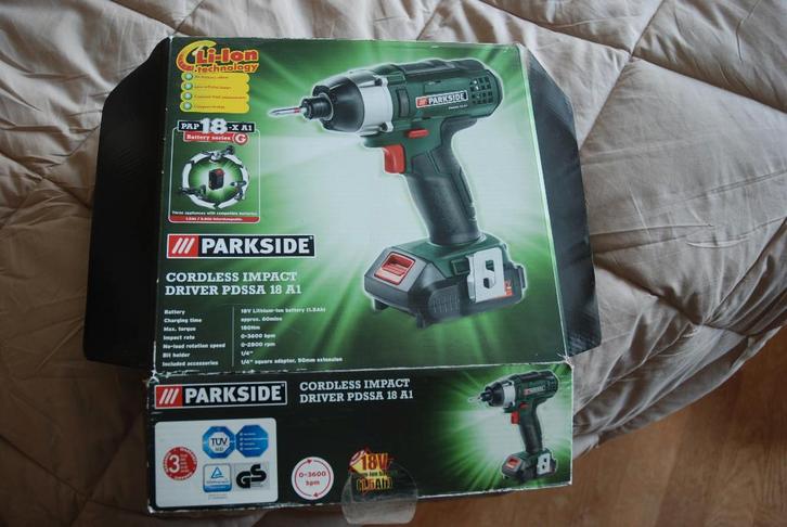 Parkside slagboor werkend, Doe-het-zelf en Verbouw, Gereedschap | Boormachines, Gebruikt, Boor- en Schroefmachine, Minder dan 400 watt