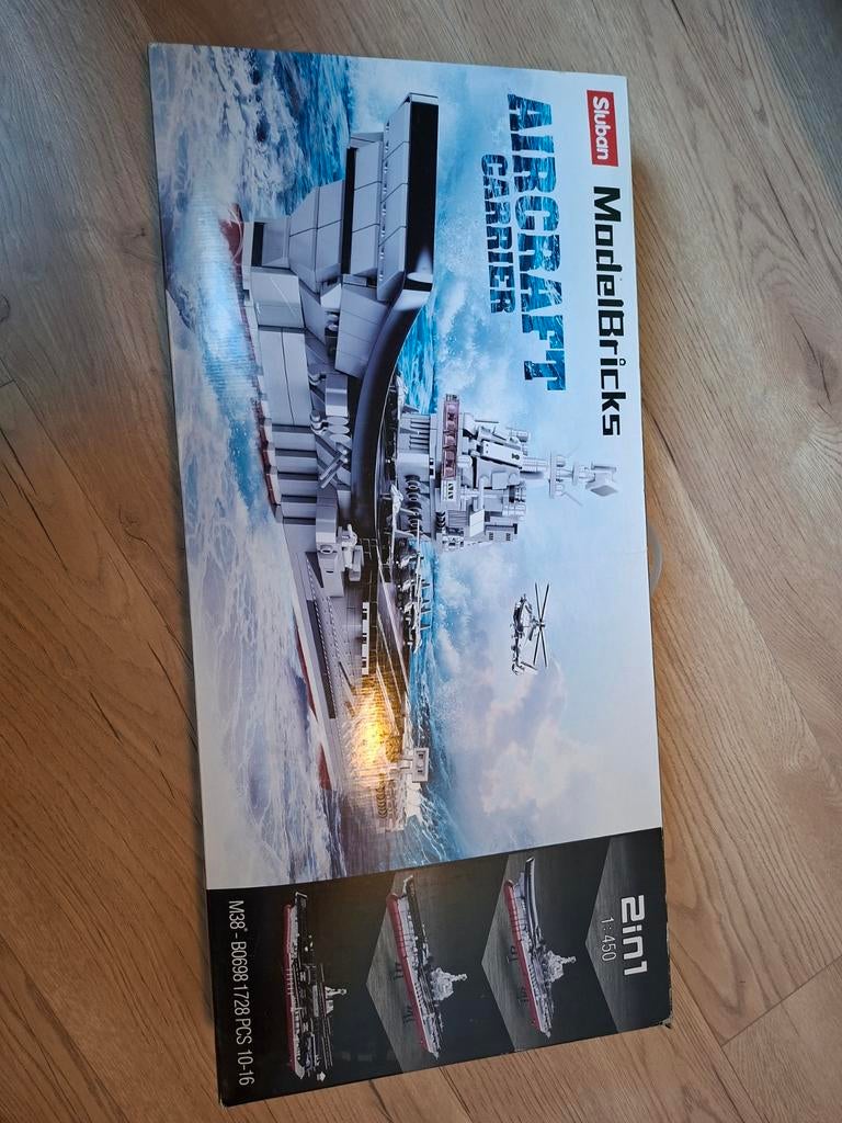 Sluban Model Bricks Vliegdekschip - 2 in 1, Ophalen of Verzenden
