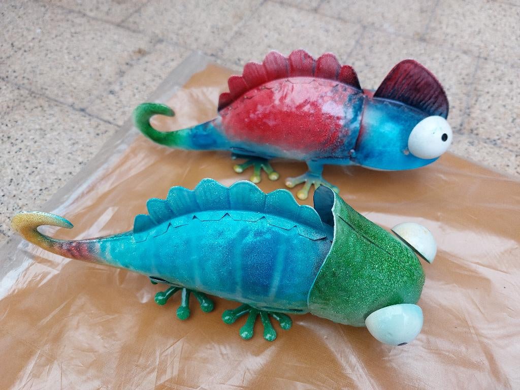 hagedis kameleon, Ophalen of Verzenden, Gebruikt, Dier