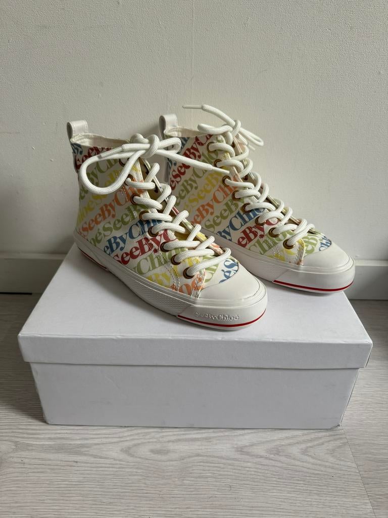 Nieuw See by Chloé sneakers maat 37, Kleding | Dames, Schoenen, Verzenden, Wit, Nieuw, Sneakers of Gympen