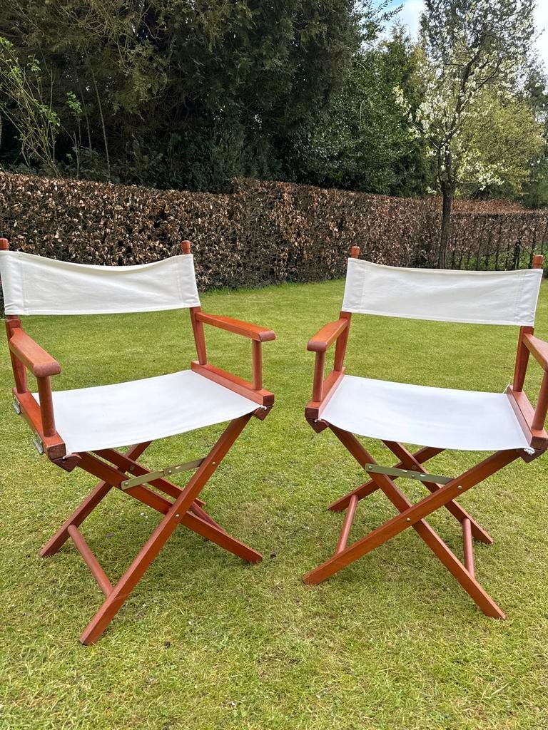 2 regisseursstoelen, Ophalen, Gebruikt, Twee, Overige kleuren