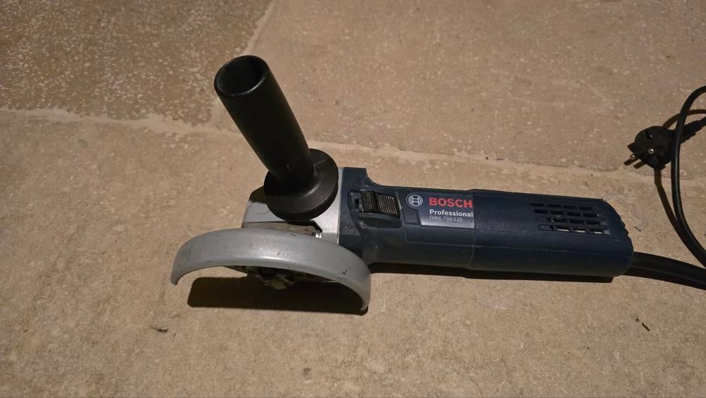 Bosch Professional GWX 750-125 Haakse Slijper X-LOCK, Ophalen of Verzenden, Gebruikt, 700 tot 1000 watt, Haakse handslijpmachine