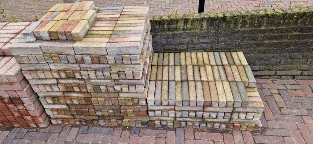 Gebruikte Klinkers voor Tuin of Oprit, Tuin en Terras, Ophalen, Gebruikt, Klinkers, 5 tot 10 m²