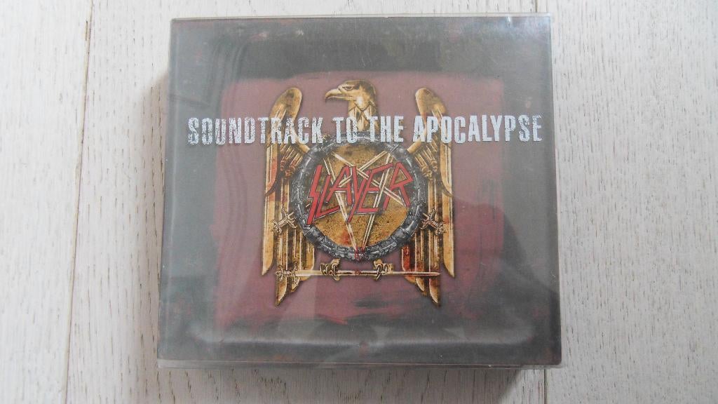 CD : Slayer – Soundtrack To The Apocalypse 3 cd & 1 dvd, Cd's en Dvd's, Ophalen of Verzenden, Zo goed als nieuw, Poprock