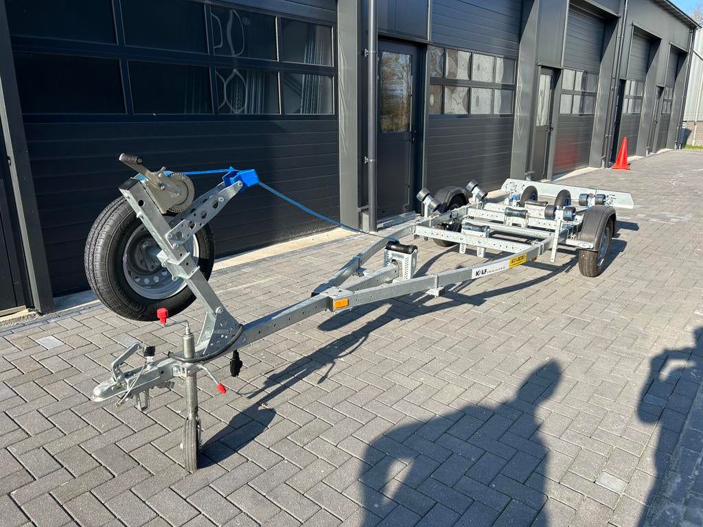 Zgan Kalf 750 kg boottrailer, Ophalen, Zo goed als nieuw