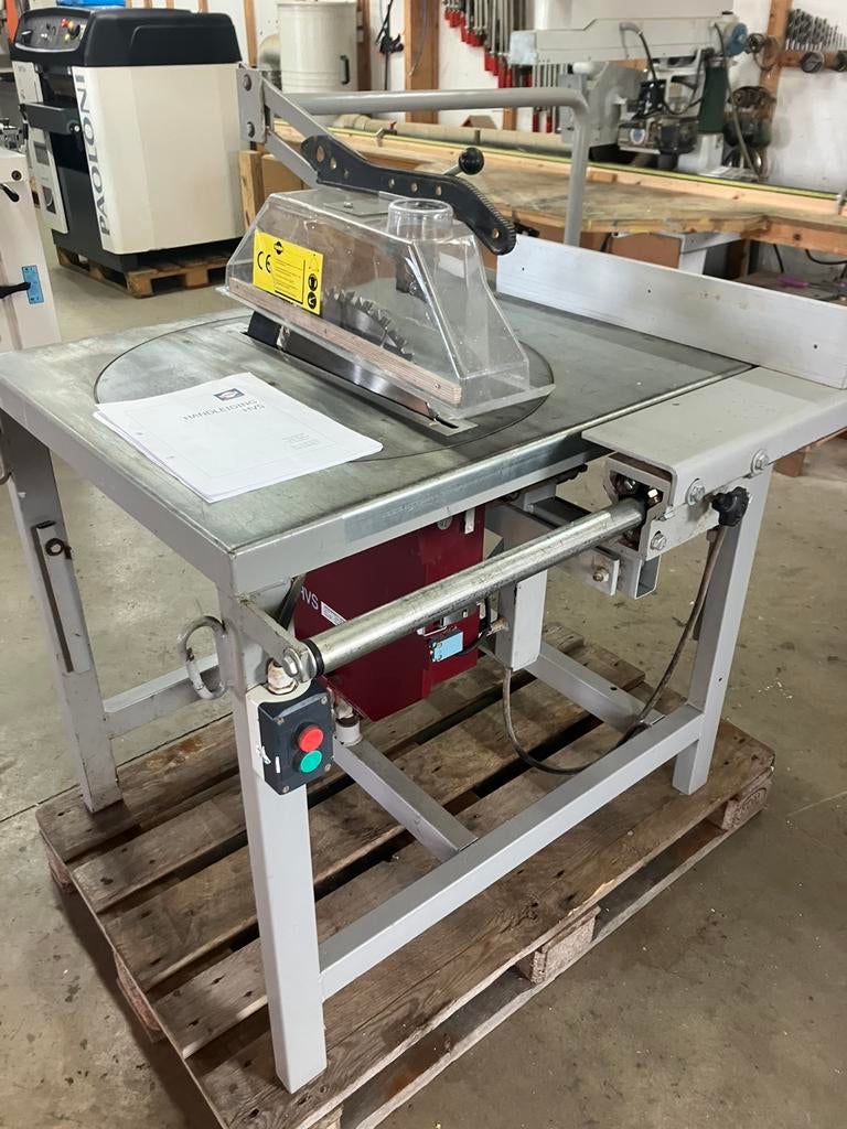 Bouwzaagmachine Harwi HVS   CE, Doe-het-zelf en Verbouw, Gereedschap | Zaagmachines, Gebruikt, 1200 watt of meer, 70 mm of meer