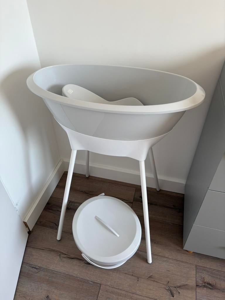 Luma baby badset grijs, Kinderen en Baby's, Badjes en Verzorging, Ophalen, Zo goed als nieuw, Badje