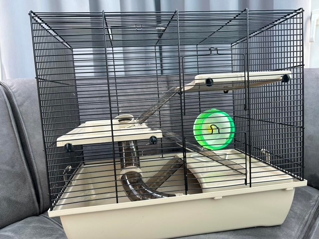 Hamster kooi, Dieren en Toebehoren, Kooi, Minder dan 75 cm, Zo goed als nieuw, Hamster